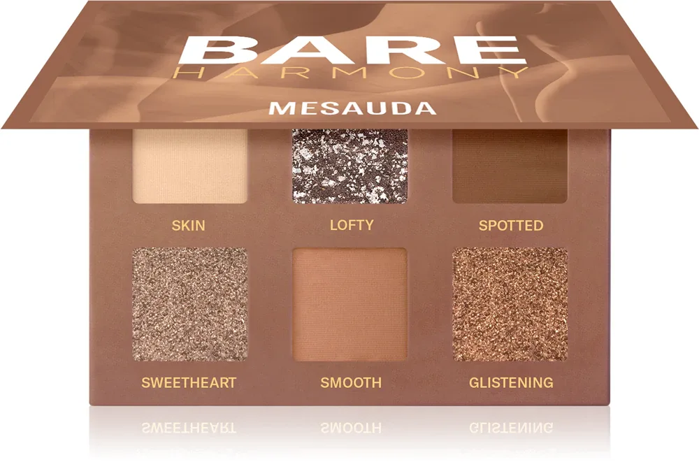 Mesauda Milano Bare Harmony - Палетка теней для век: палетка теней для век, 6 г, оттенок 206 Timeless Nude