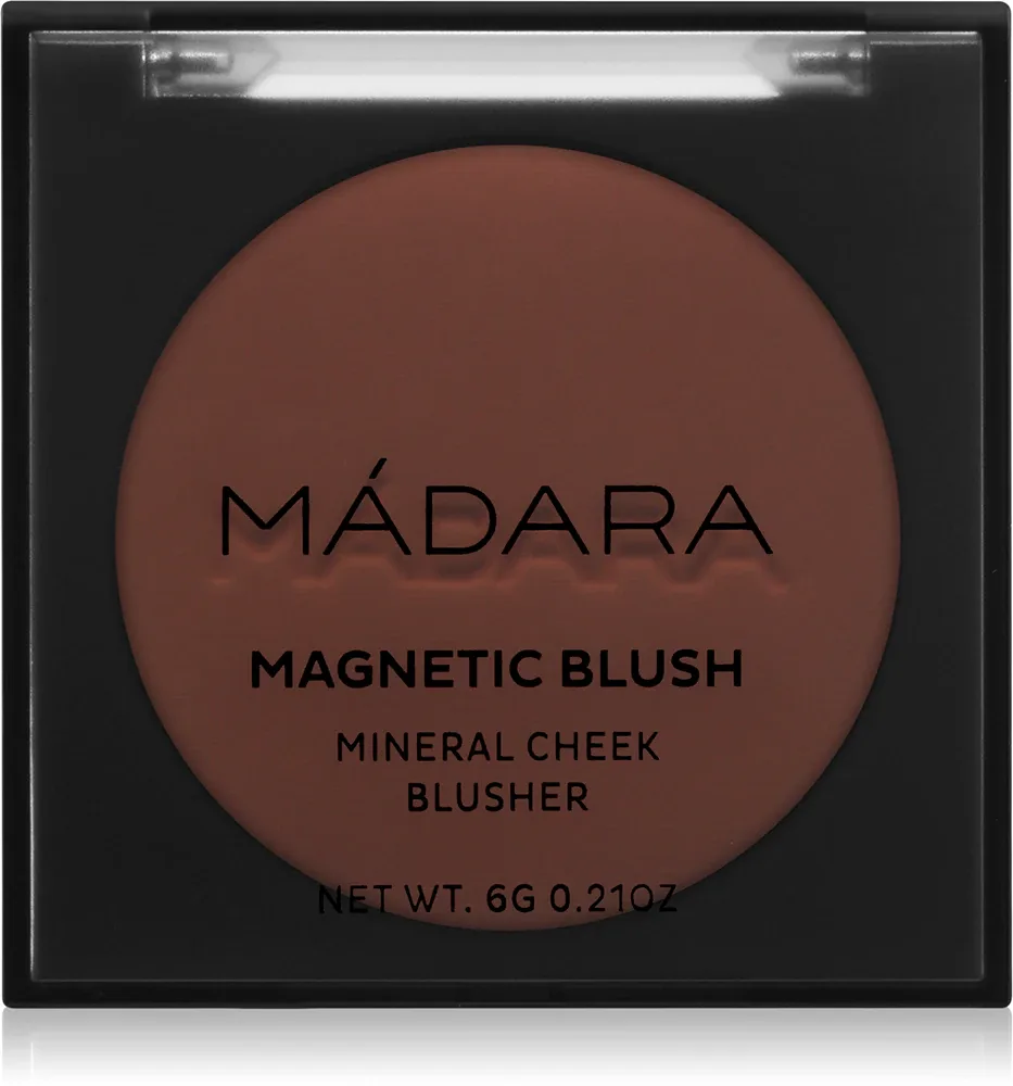 MÁDARA Magnetic Blush - Пудровая румяна оттенок Fierce Flame, 6 g