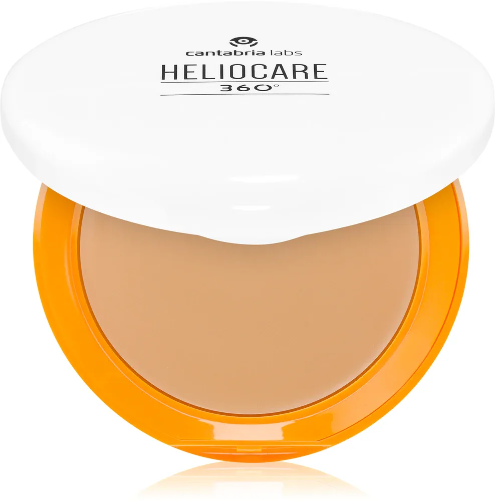 Heliocare 360 Oil-Free Compact - Компактный порошковый тональный крем SPF 50+, 10 г, оттенок Pearl