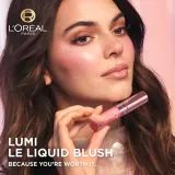 L’Oreal Paris Lumi Le Liquid Blush - Румяна в жидкой форме оттенок 627 Warm Peach, 11 ml — фото 4