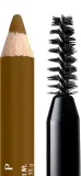 NYX Professional Makeup Powder Louder - Карандаши для бровей с щеточкой, 1 шт, оттенок Blonde — фото 5
