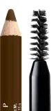 NYX Professional Makeup Powder Louder - Карандаши для бровей с щеточкой, 1 шт, оттенок Espresso — фото 4