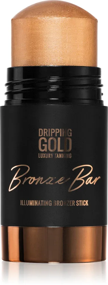 Dripping Gold Luxury Tanning Bronze Bar - Бронзирующий хайлайтер для лица и тела, 36 g