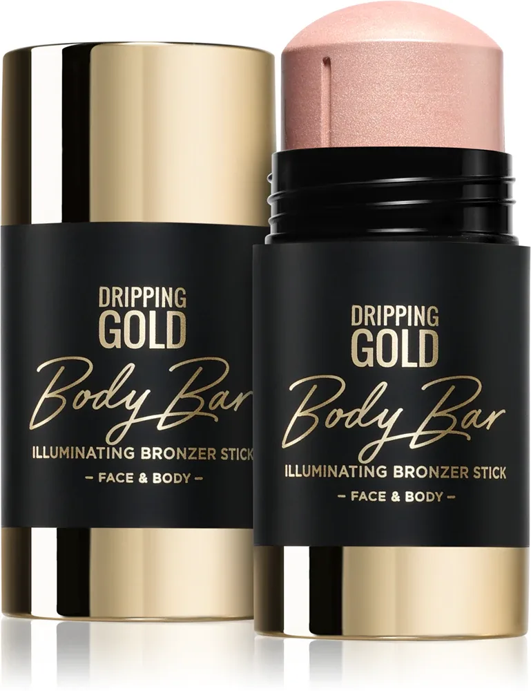 Dripping Gold Luxury Tanning Bronze Bar - Бронзирующий хайлайтер для лица и тела, 36 г, оттенок Gold