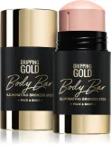 Dripping Gold Luxury Tanning Bronze Bar - Бронзирующий хайлайтер для лица и тела, 36 г, оттенок Gold — фото 1