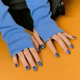 ohora Gel Nail Sticker N Cream Indigo - Наклейки на ногти оттенок NB-071, 1 szt. — фото 2