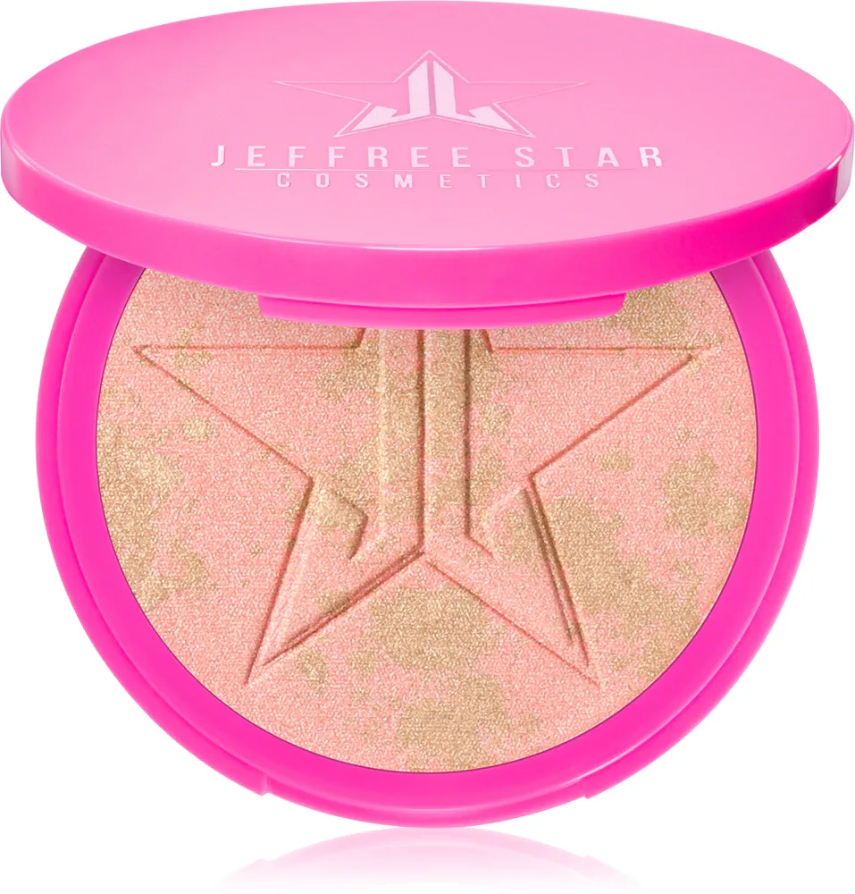 Jeffree Star Cosmetics Skin Frost Blush Highlighter - Розовый хайлатер для скул, оттенок Peach & Desist