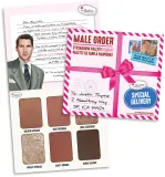 theBalm Male Order Special Delivery - Палетка теней для век: палетка теней для век, 13 g — фото 4