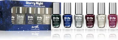 Barry M Gelly Hi Shine Starry Night - Набор лаков для ногтей, 6 мл