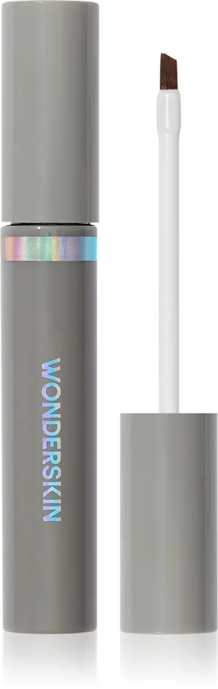 WONDERSKIN Wonder Blading Brow Stain & Go Masque - Долговременный гель для бровей оттенок Dark Brunette, 3 ml