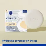 NIVEA Hyaluron Cellular Filler Cushion - Тональная основа в губке 3 в 1, 15 г, оттенок 01 Light — фото 5