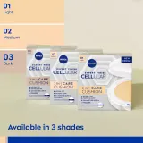 NIVEA Hyaluron Cellular Filler Cushion - Тональная основа в губке 3 в 1, 15 г, оттенок 01 Light — фото 6