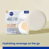 NIVEA Hyaluron Cellular Filler Cushion - Тональная основа в губке 3 в 1 оттенок 02 Medium, 15 g — фото 5