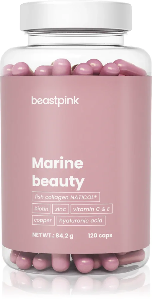 BeastPink Marine Beauty - Капсулы с коллагеном, 120 caps.