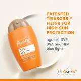 Avene Sun Ultra Fluid Perfector - Легкий тонизирующий флюид SPF 50+, 50 ml — фото 4