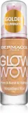 Dermacol GLOW WOW Golden Illuminator - Жидкий хайлайтер для лица, 20 ml — фото 1