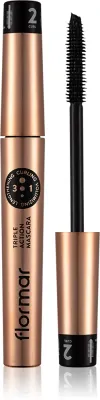 flormar Triple Action Mascara - Питательная тушь для ресниц 3 в 1, 8 мл
