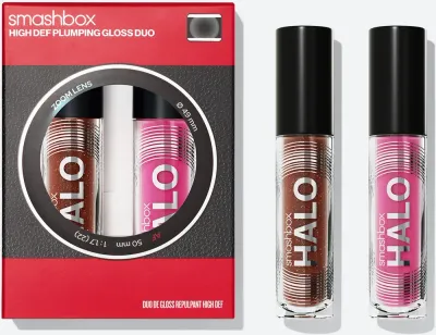 Smashbox Holiday High-Def Plumping Gloss Duo - Подарочный набор для губ, 2 мл