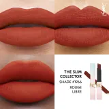 Yves Saint Laurent Rouge Pur Couture The Slim - Тонкая матовая помада, создающая кожаный эффект на губах. оттенок 1966 Rouge Libre, 2 g — фото 2