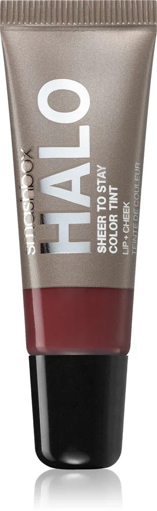 Smashbox Halo Sheer To Stay Color Tints - Бальзам для губ: рож в плыни и блисцжик до уст, 10 мл, оттенок Pomegranate
