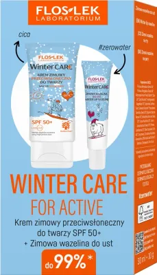FlosLek Laboratorium Winter Care Set - Подарочный набор SPF 50 для лица, 0