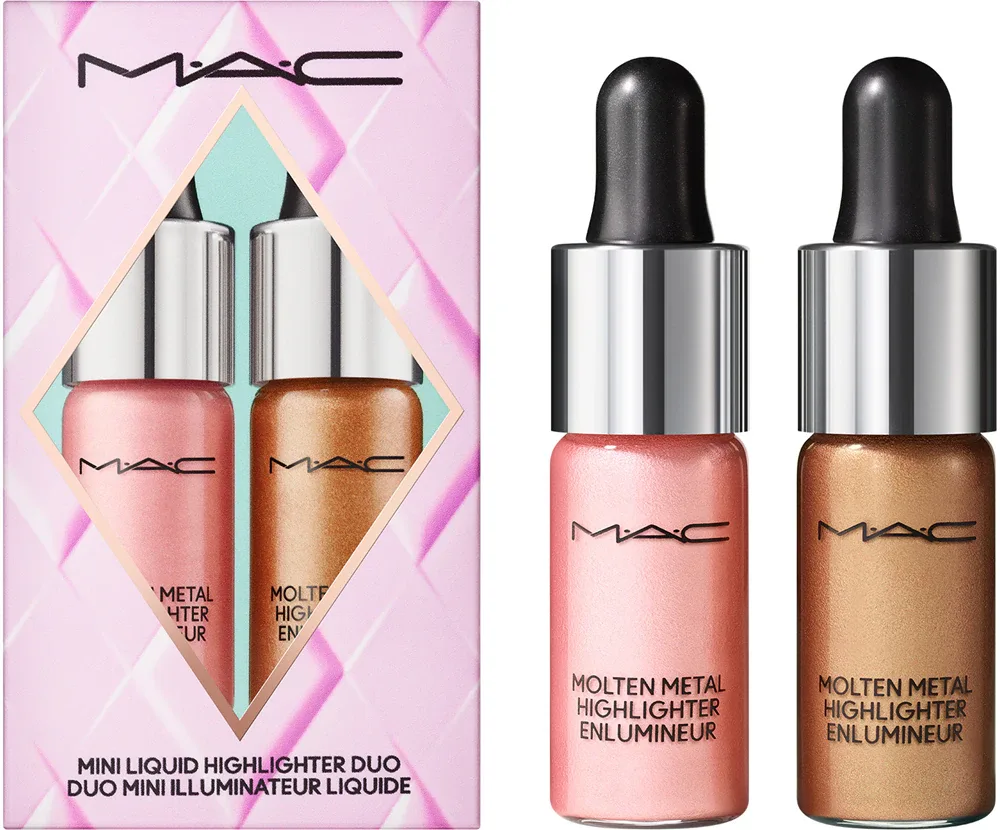 MAC Cosmetics Holiday Surreal Shine Mini Highlighter Duo - Набор подарочный для женщин для женщин, 0