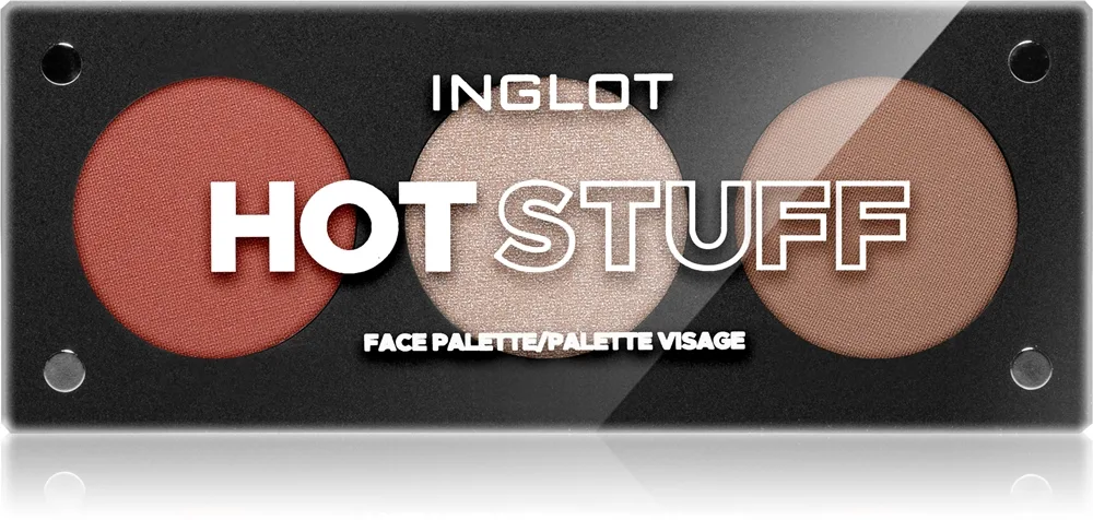 Inglot Face Palette - Румяна, бронзатор и румяна оттенок HOT STUFF, 7 g