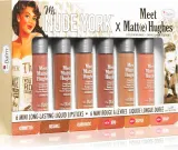 theBalm Meet Matt(e) Hughes X Ms. Nude York - Набор жидких помад с матовым покрытием, 6 ml — фото 1
