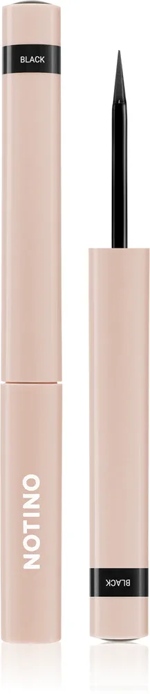 Notino Serum-Infused Lifeproof Eyeliner - Жидкая подводка для роста ресниц с активными компонентами 01 Black, 1 ml