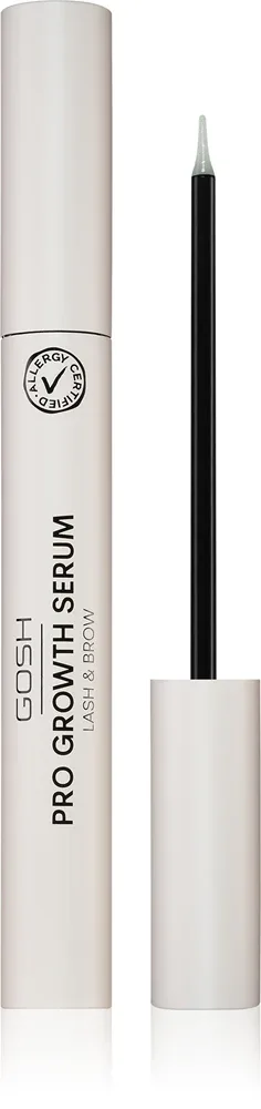 Gosh PRO Growth Serum - Веганская сыворотка для роста ресниц и бровей. оттенок Transparent, 8 ml