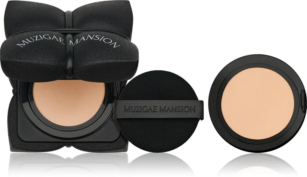 MUZIGAE MANSION Sleek Matt Cushion - Долговременная основа в губке SPF 50+ + наполнитель, 2 г, оттенок N23