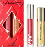 MAC Cosmetics Holiday Blowing Air Kisses Glossy Lip Duo - Подарочный набор для губ, 1 szt. — фото 1