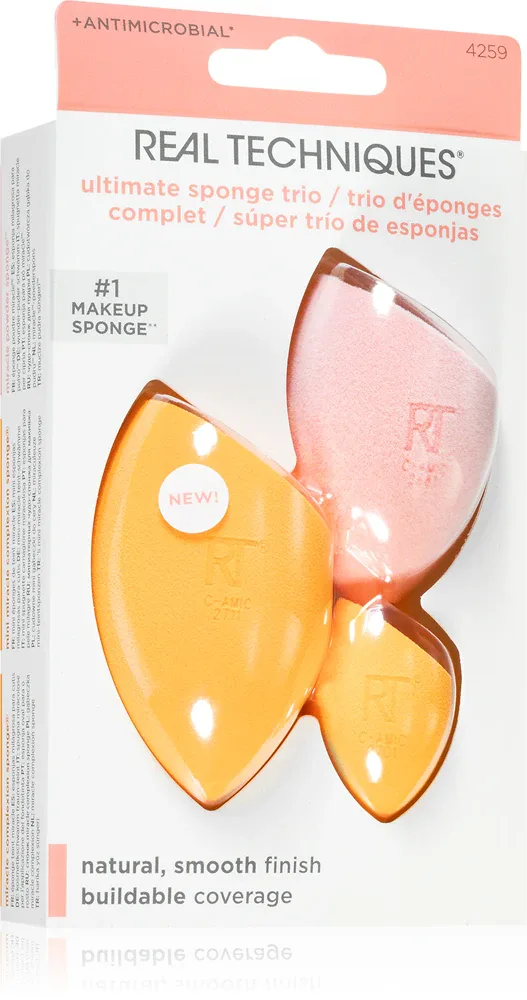 Real Techniques Ultimate Sponge Trio - Кисти для макияжа, 0