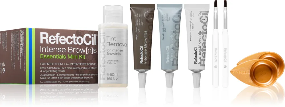 RefectoCil Intense Brow[n]s Essentials Mini Kit - Набор для подравнивания бровей, 1 szt.