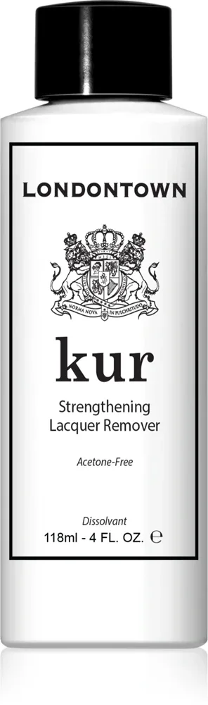 LONDONTOWN Kur Strengthening Lacquer Remover - Средство для снятия лака, 118 ml