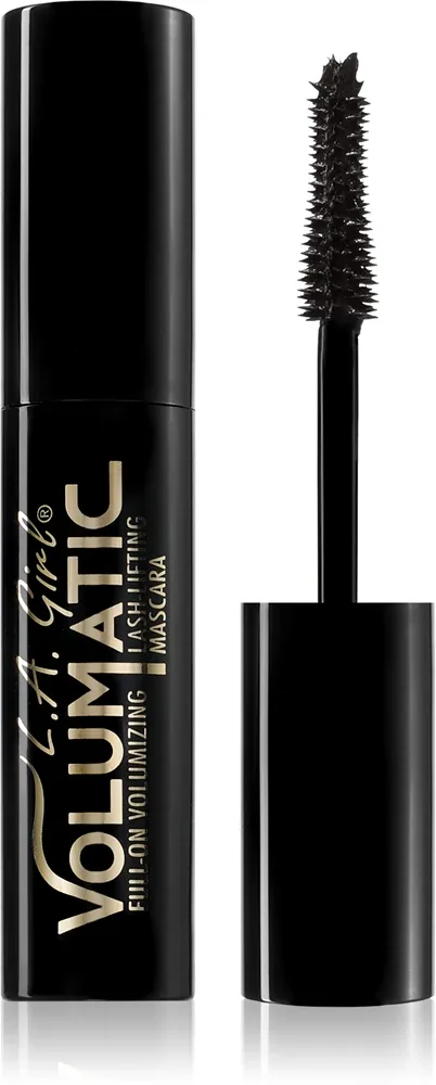 L.A. Girl Cosmetics Volumatic - Водостойкая тушь для ресниц, придающая изгиб и объем оттенок Black Brown, 10 ml