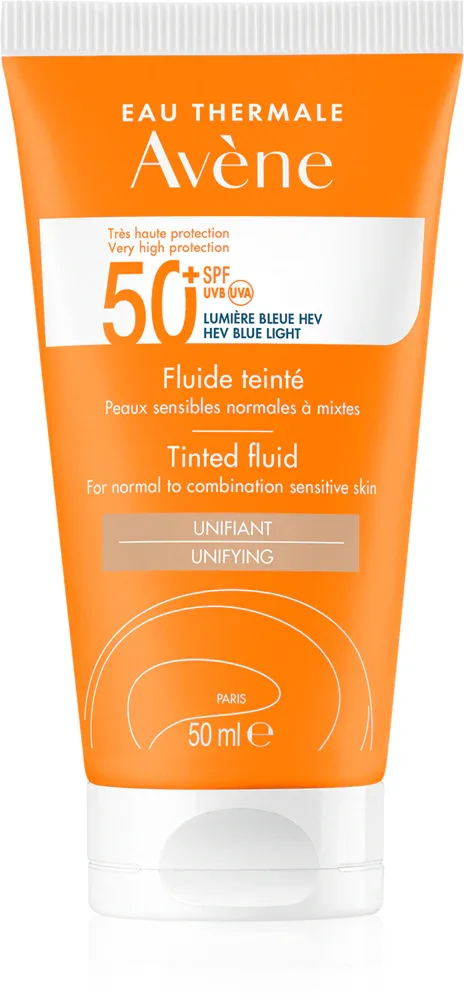 Avene Sun Tinted Fluid - Легкий тонизирующий флюид SPF 50+, 50 ml