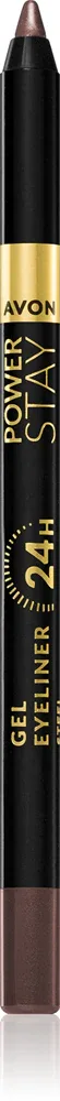 Avon Power Stay 24h - Гелевый карандаш для глаз, 1 г, оттенок Chocolate Brown