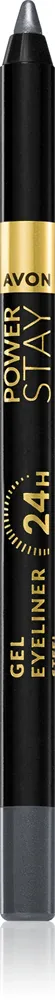 Avon Power Stay 24h - Гелевый карандаш для глаз, 1 г, оттенок Steel