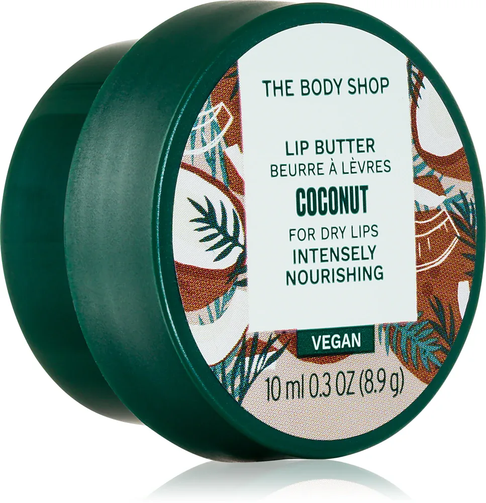 The Body Shop Coconut Lip Butter - уходовое масло для губ, 10 ml