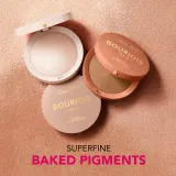 Bourjois Maxi Round Pot Highlighter - рассветный оттенок 003 Champagne, 7 g — фото 7