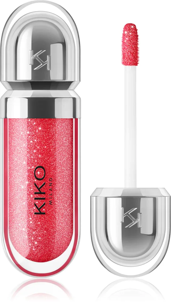 KIKO Milano 3D Hydra - Увлажняющий блеск для губ, оттенок 12 Pearly Amaryllis Red 6.5 мл
