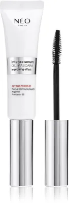 NEO MAKE UP Intense Serum Oil Mascara - Питательная тушь для ресниц оттенок Black, 9 мл