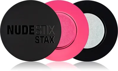 Nudestix Stax Set - Многофункциональный косметический продукт для макияжа глаз, губ и лица оттенок Pinkglow, 2 г