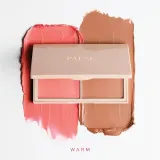 Paese Kiss My Cheeks Face Contouring Palette Cold - Палетка для контурирования лица оттенок 01 Warm, 15 g — фото 2