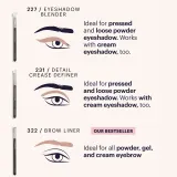 ZOEVA It's All About The Eyes Brush Set - Набор кистей с косметичкой, 1 szt. — фото 4