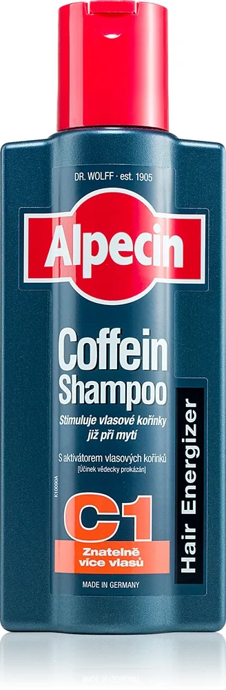 Alpecin Hair Energizer Coffein Shampoo C1 - шампунь с кофеином для мужчин, стимулирующий рост волос, 250 ml