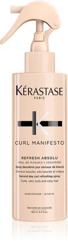 Kerastase Curl Manifesto Refresh Absolu - Освежающий спрей для кудрявых и волнистых волос, 190 ml