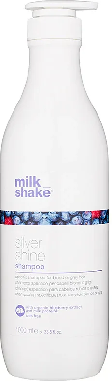 milk_shake Silver Shine - Шампунь для волос блонд, нейтрализующий желтоватые оттенки., 1000 ml