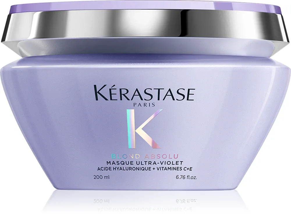 Kerastase Blond Absolu Masque Ultra-Violet - Интенсивный уход для осветленных волос с холодными оттенками блонда, 200 ml